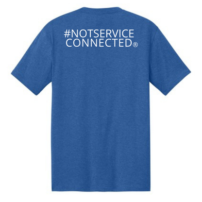 Not Service Connected T-Shirt - Royal Frost Back