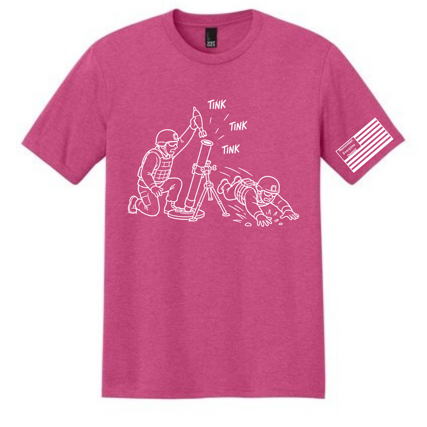 Tink Tink T-Shirt - Fuchsia Frost Front