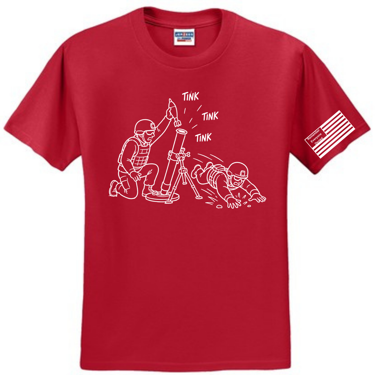 Tink Tink T-Shirt - Red Front
